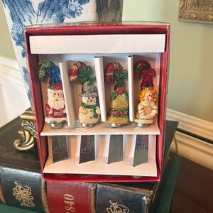 Christmas Themed Cheese Spreaders Set